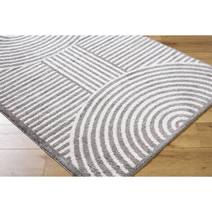 Marcela Modern Charcoal Washable Area Rug
