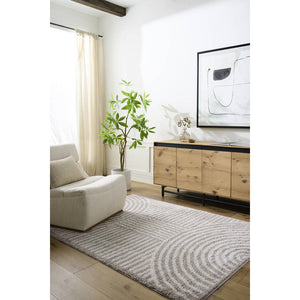 Marcela Modern Medium Gray Washable Area Rug