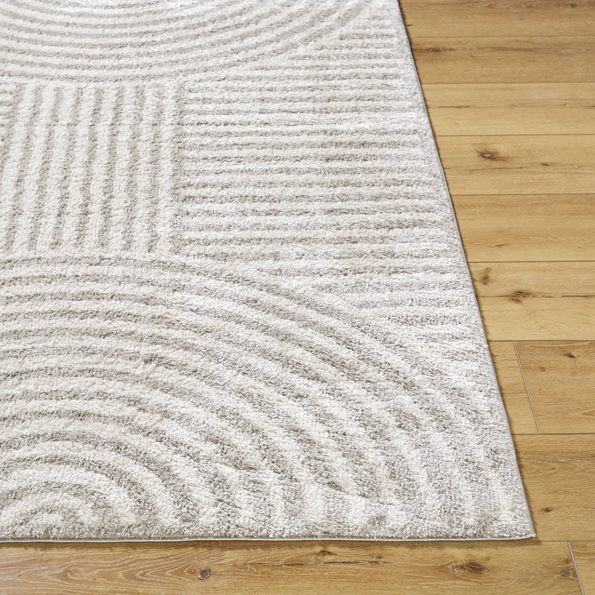 Marcela Modern Medium Gray Washable Area Rug