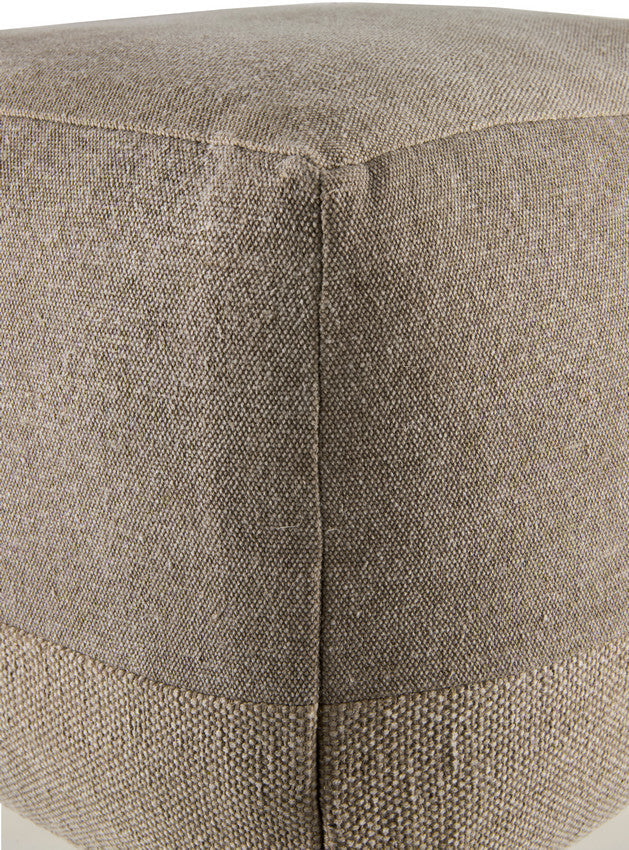 Tracie Taupe Pouf