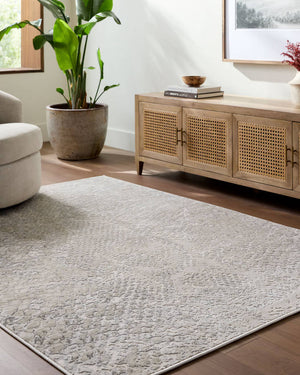 Kyeshia Modern Light Gray Area Rug