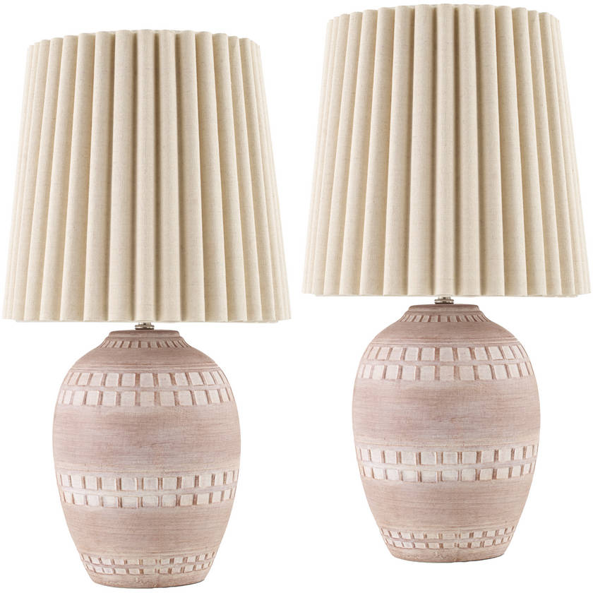 Jon Modern Blush Table Lamp