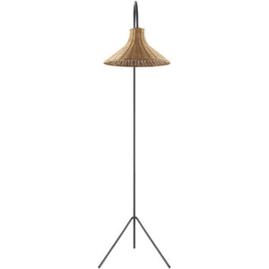 Rula Rustic Black Floor Lamp