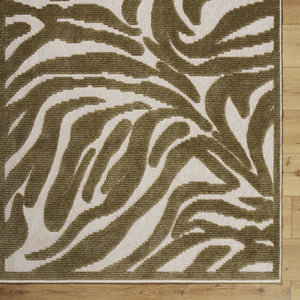 Cedar Vale Modern Brown Washable Area Rug