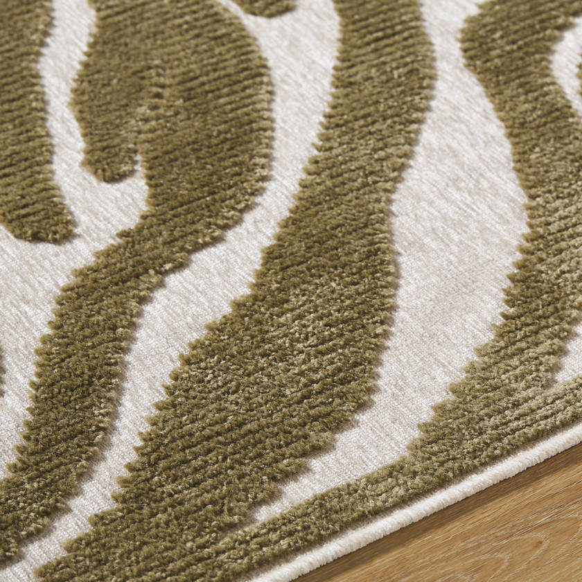 Cedar Vale Modern Brown Washable Area Rug