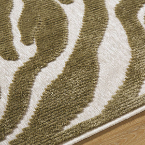 Cedar Vale Modern Brown Washable Area Rug