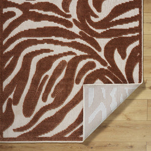Cedar Vale Modern Rust Washable Area Rug