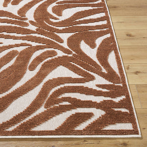 Cedar Vale Modern Rust Washable Area Rug