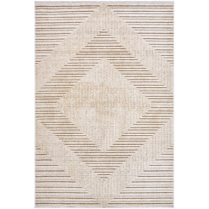 Carissa Modern Light Brown Washable Area Rug