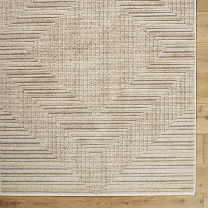 Carissa Modern Light Brown Washable Area Rug