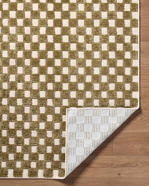Jozette Modern Brown Washable Area Rug