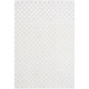 Jozette Modern White Washable Area Rug