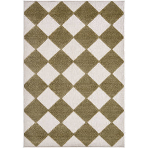 Luanne Modern Brown Washable Area Rug