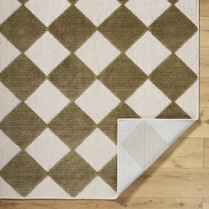 Luanne Modern Brown Washable Area Rug