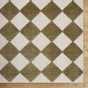 Luanne Modern Brown Washable Area Rug