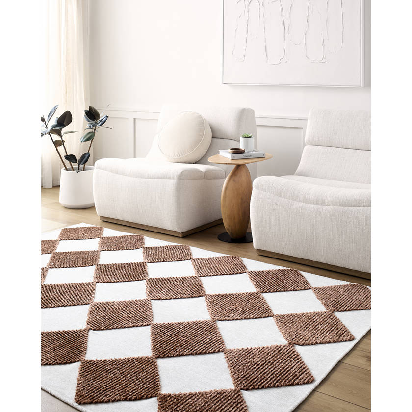 Luanne Modern Rust Washable Area Rug – Sage & Sill