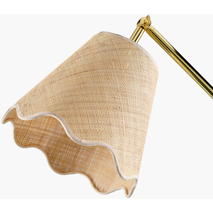 McCaskill Modern Metallic - Brass Floor Lamp
