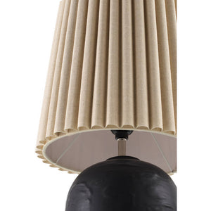 Register Modern Black Table Lamp