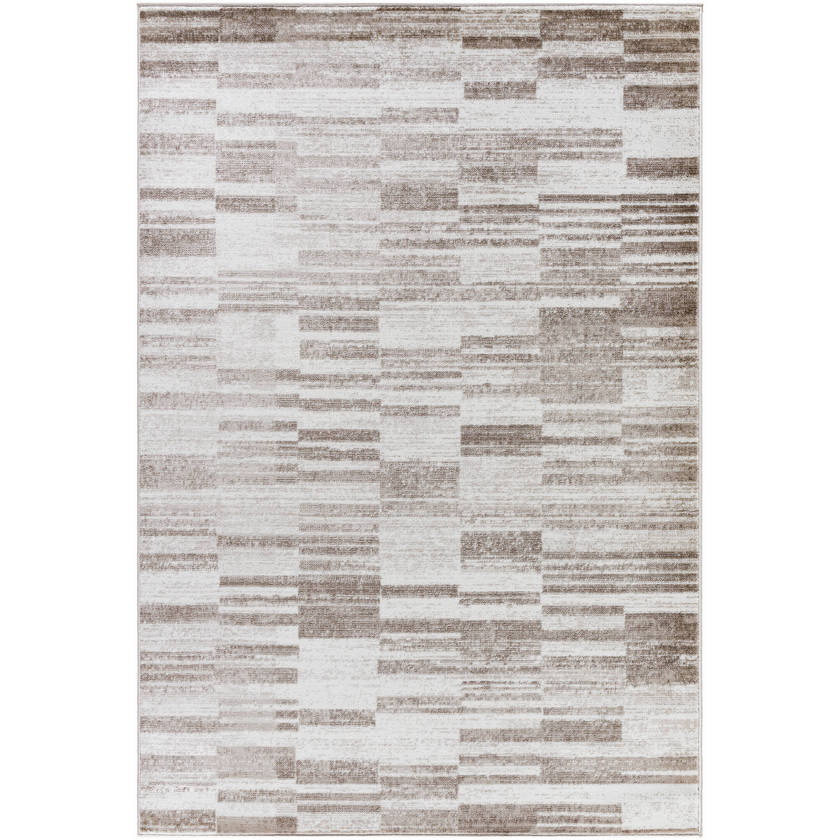 Keyatta Modern Dark Brown Area Rug
