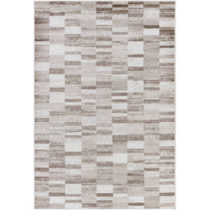 Dantrell Modern Dark Brown Area Rug