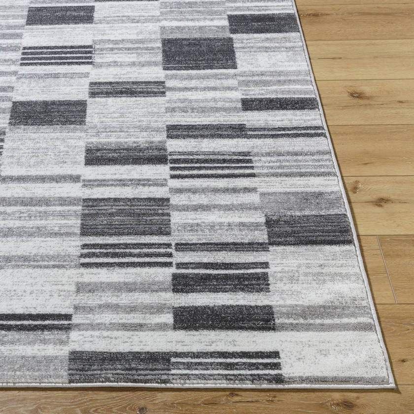 Keyatta Modern Black Area Rug