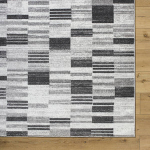 Keyatta Modern Black Area Rug