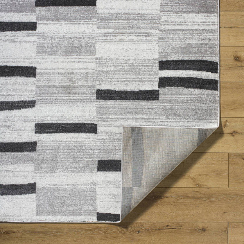 Trish Modern Black Area Rug