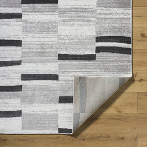 Trish Modern Black Area Rug