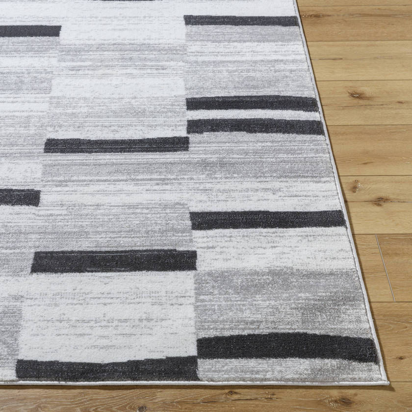 Trish Modern Black Area Rug