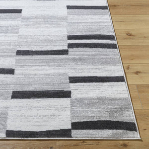 Trish Modern Black Area Rug