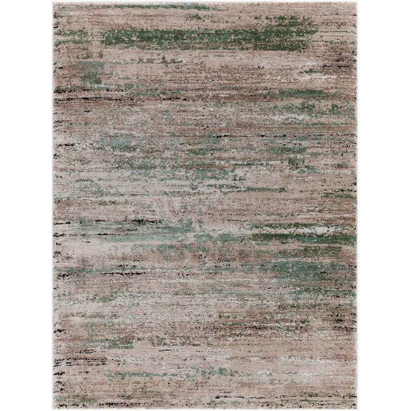Charita Modern Dusty Sage/Tan Area Rug