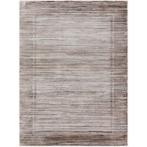 Kamini Modern Black/Tan Area Rug