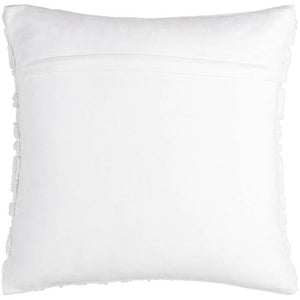 Barron White Pillow Cover
