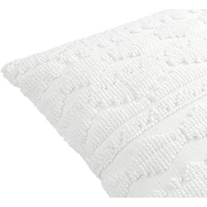 Barron White Pillow Cover