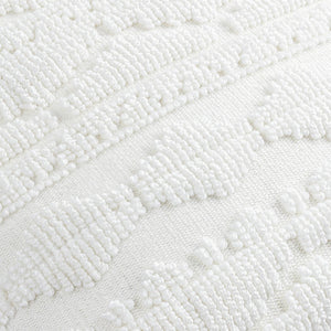 Barron White Pillow Cover