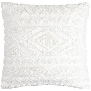 Rosalia White Pillow Cover