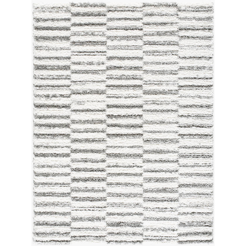 Mechel Modern Cream/Light Slate Area Rug