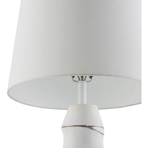 Averill Traditional White Floor Lamp