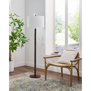 Crowley Modern Light Gray Floor Lamp
