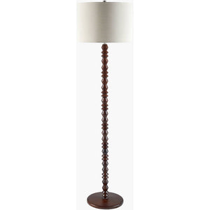 Crowley Modern Light Gray Floor Lamp