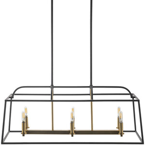 Laya Rustic Black Ceiling Lighting