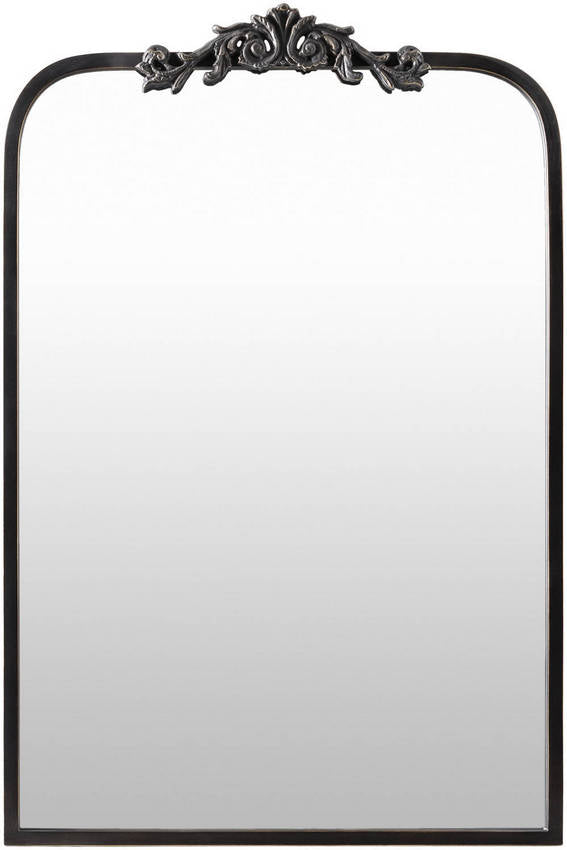 Danea Traditional Black Wall Mirror