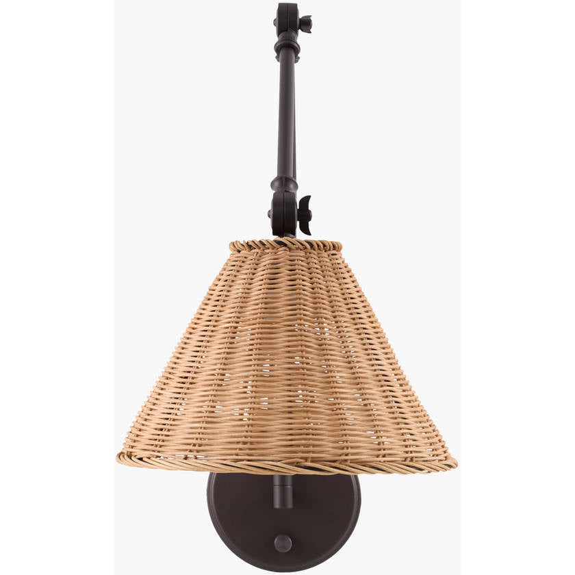 Chrisy Rustic Black Wall Sconces