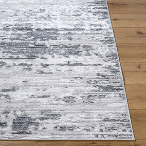 Barri Modern Light Slate Area Rug