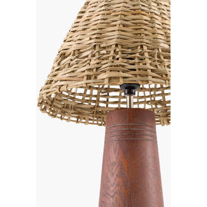 Nainoa Modern Dark Brown Table Lamp