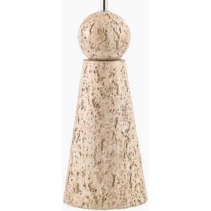 Lathisa Modern Lighrt Gray/Brown Table Lamp