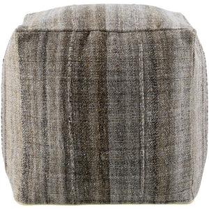 Meganne Dark Brown Pouf