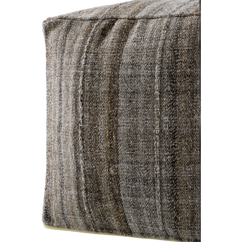 Meganne Dark Brown Pouf