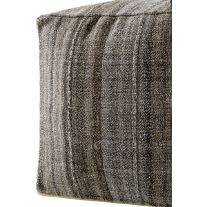 Meganne Dark Brown Pouf