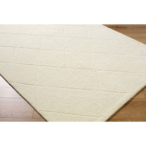 Tamera Global Ivory Washable Area Rug